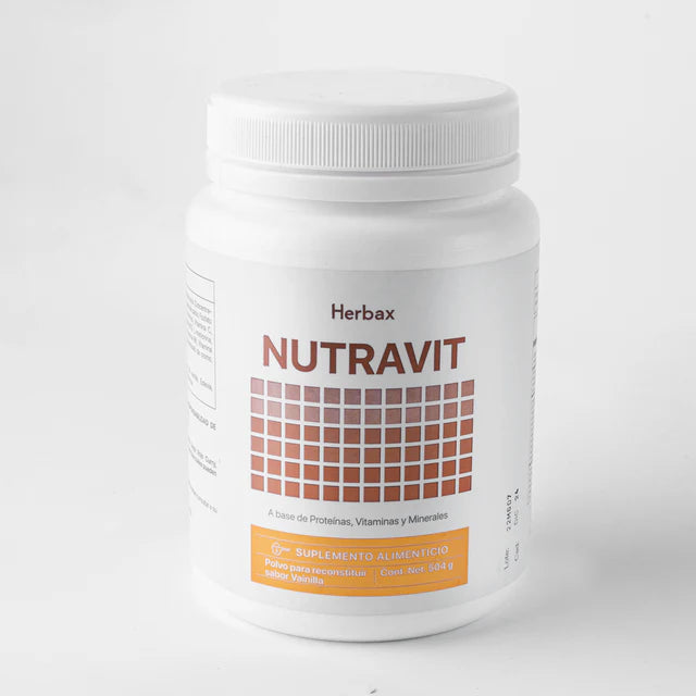 NUTRAVIT VANILLA- Metabolic Nutrition | Whey Protein Low Carb, Meal Replacement Shake w/ Vitamins, Minerals & Amino Acid L-Glutamine | Great Taste and Very Filling Protein Shake